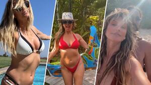 Heidi Klum präsentiert auf Instagram regelmässig ihre aktuellen Bademoden-Looks und prägt damit ...