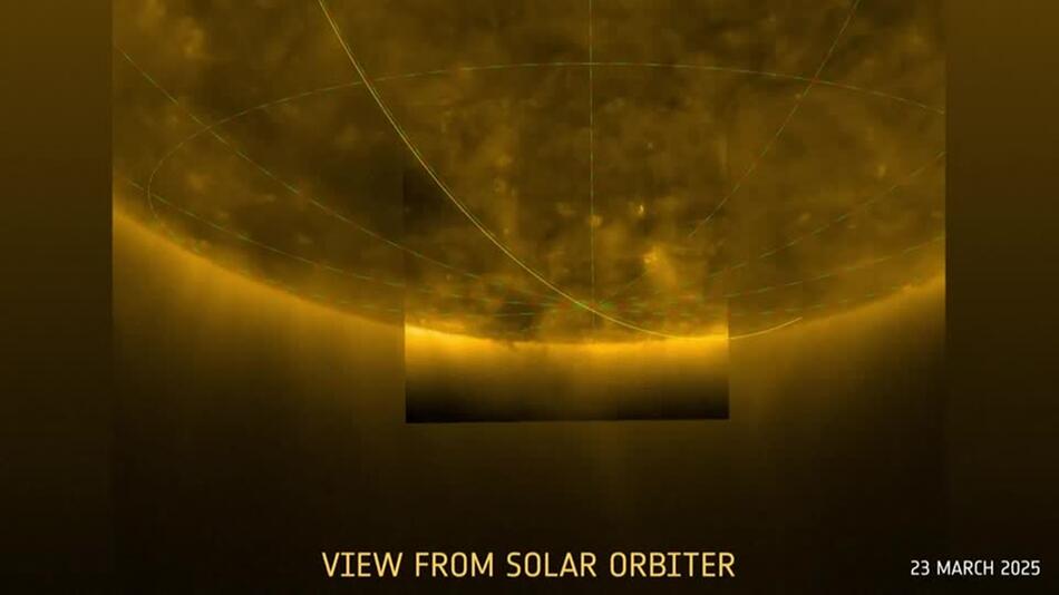 ESA veröffentlicht erstmals Aufnahmen vom Südpol der Sonne