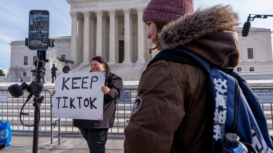 TikTok User vor dem Obersten Gerichtshof der USA