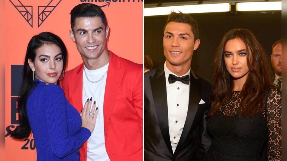 Vor der Beziehung mit seiner jetzigen Verlobten Georgina Rodriguez (l.) war Cristiano Ronaldo ...