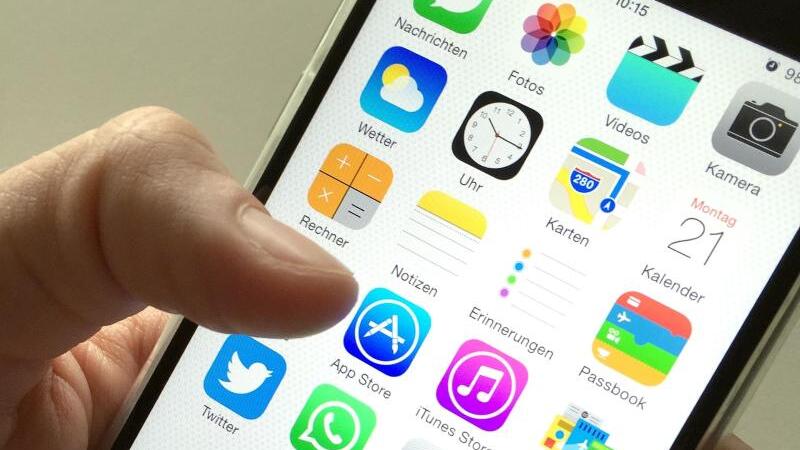 Apps auf einem iPhone 6