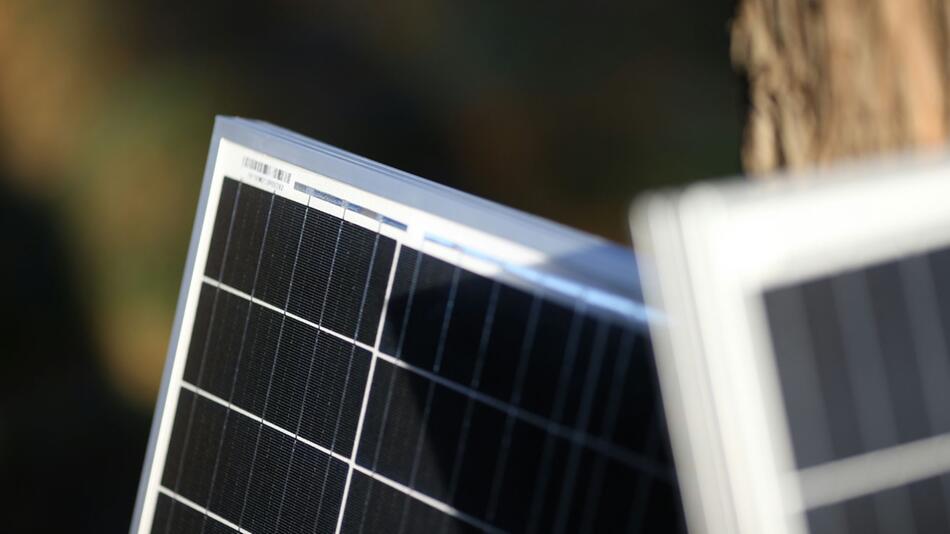 Detailaufnahme Solarmodul