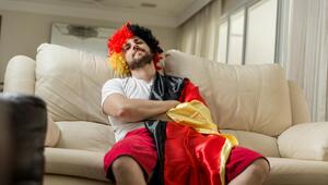 Genervter Fussballfan