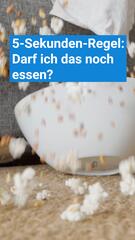 5-Sekunden-Regel: Darf ich das noch essen?