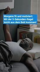 Morgens fit und motiviert: Mit der 5-Sekunden-Regel aus dem Bett!