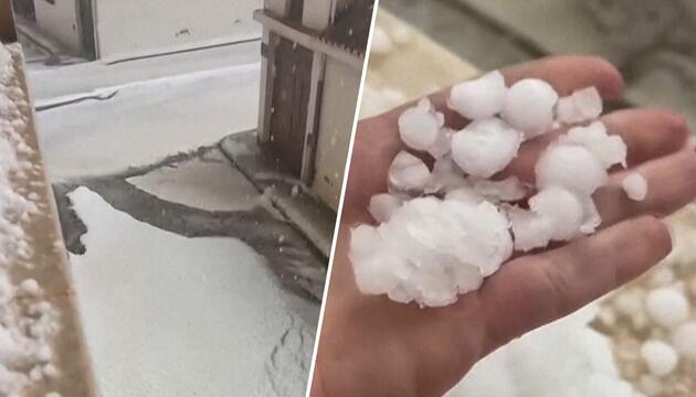Heftige Unwetter in Spanien: Hagel sorgt für Chaos im Südosten