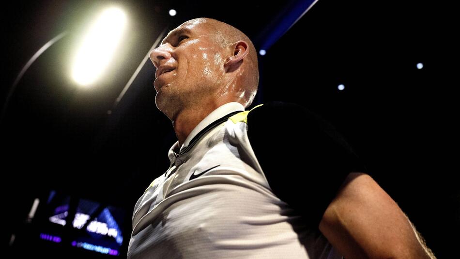 Arjen Robben 2024 bei einem Padel-Match.
