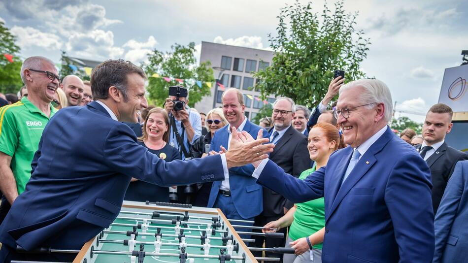 Emmanuel Macron und Frank-Walter Steinmeier