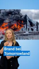 Brand bei Tomorrowland-Festival
