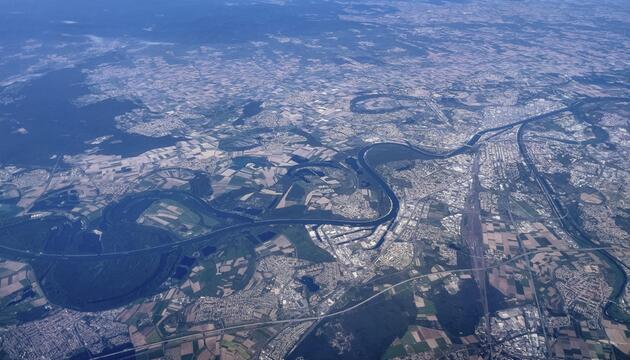 Luftbild Mannheim