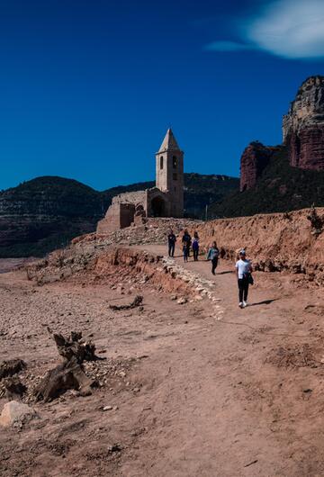 Pantà de Sau, Spanien