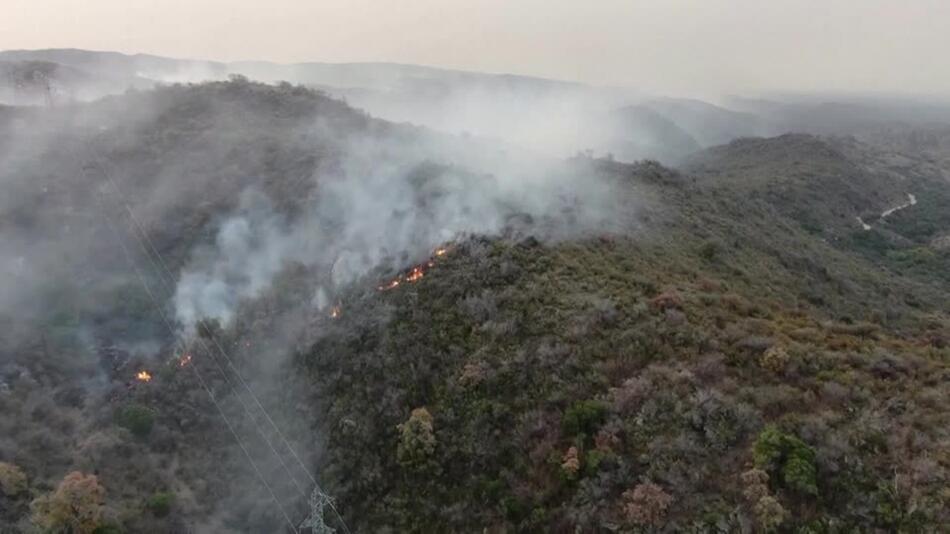 Argentinien: Waldbrand hinterlässt Spur der Verwüstung