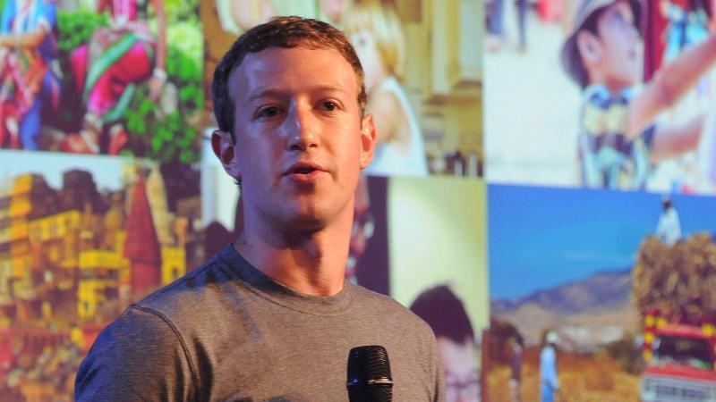 Mark Zuckerberg in Indien