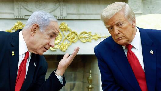 Donald Trump (r.) und Benjamin Netanjahu