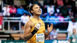 Yemisi Ogunleye ist die erste deutsche Olympiasiegerin im Kugelstossen seit 1996.