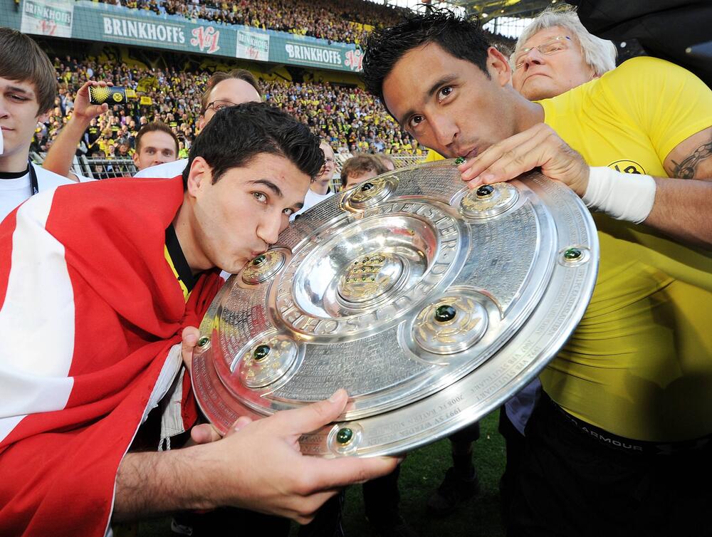 Nuri Sahin und Lucas Barrios