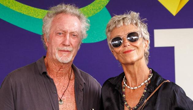 Rachel Ward - hier im Februar mit ihrem Ehemann Bryan Brown in Sydney.