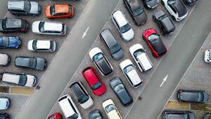 Voller Parkplatz