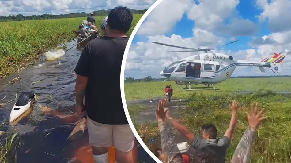 Flugzeugabsturz in Alligator-Sumpf: Fünf Menschen überleben in Bolivien