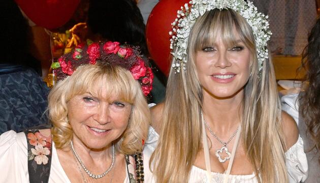 Heidi Klum und ihre Mutter Erna feiern die Feste wie sie fallen - hier auf dem Oktoberfest.