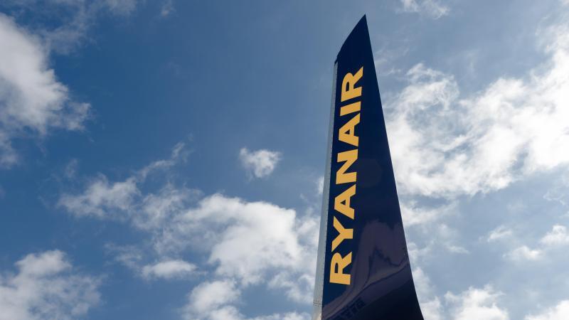 Firmenschriftzug von Ryanair