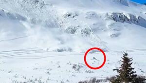 Knapp entkommen: Snowbiker löst in Colorado grosse Lawine aus