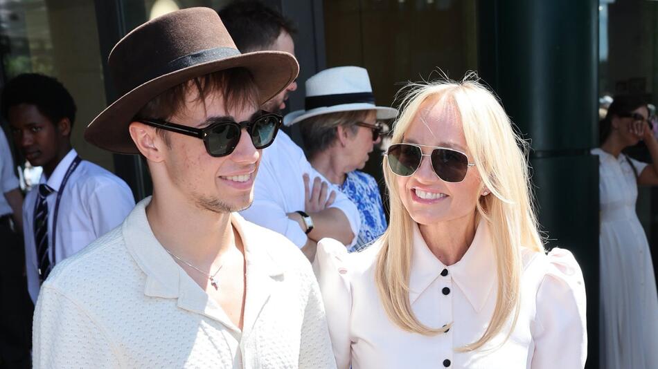 Emma Bunton und Sohn Beau hatten offensichtlich viel Spass bei ihrem gemeinsamen Ausflug.
