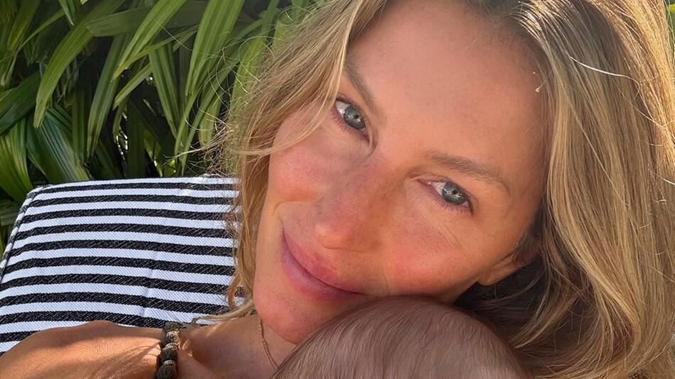 Gisele Bündchen teilt intime Fotos mit ihrem Baby