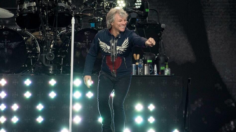 Jon Bon Jovi während einer Show im Jahr 2019.
