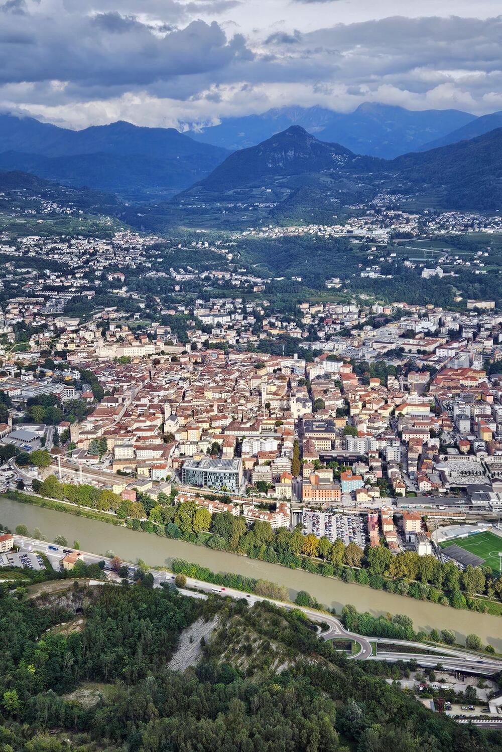 Blick auf Trient