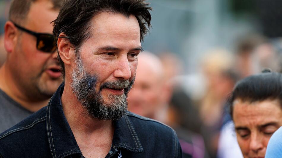 Keanu Reeves bei einem Deutschlandbesuch im Juli 2024.