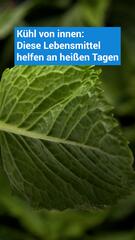 Kühl von innen: Diese Lebensmittel helfen an heissen Tagen