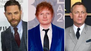 Standen alle für "Star Wars" vor der Kamera: Tom Hardy, Daniel Craig und Ed Sheeran (v.l.n.r.).