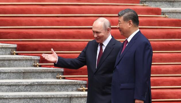 Russlands Präsident Putin in Peking