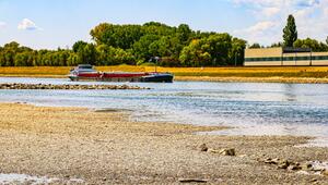 Niedrigwasser am Rhein