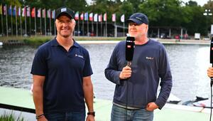 Stefan Raab (re.) holte sich für die "Jetski Star WM" Ralf Schumacher an die Seite.