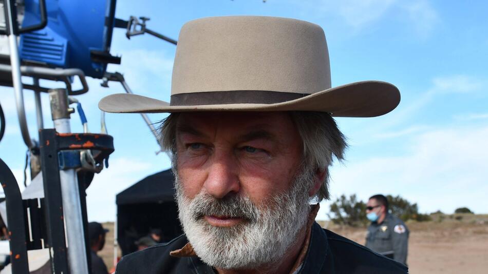 Alec Baldwin am Set des Westernfilms "Rust".