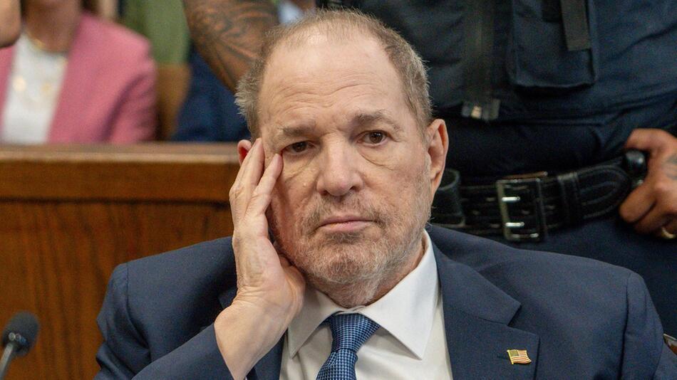 Harvey Weinstein bei einer Anhörung vor Gericht am 1. Mai 2024.