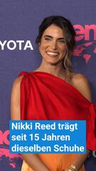 Nachhaltig: Nikki Reed trägt seit 15 Jahren dieselben Schuhe