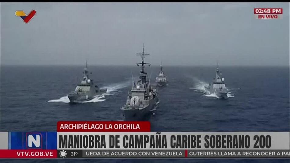 Venezuela führt Militärmanöver in der Karibik durch
