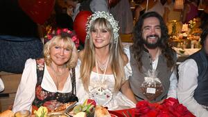 Heidi Klum mit ihrem Ehemann Tom Kaulitz und ihrer Mutter Erna im letzten Oktober.