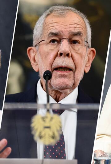 Ursula Von der Leyen, Alexander Van der Bellen, Roberta Metsola