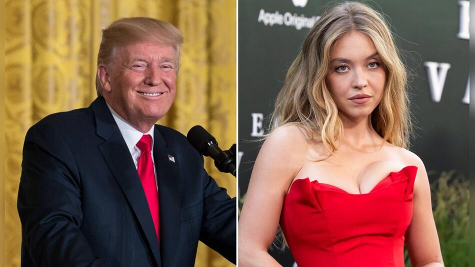 Donald Trump findet Sydney Sweeney super - seit er weiss, dass sie Republikanerin ist.
