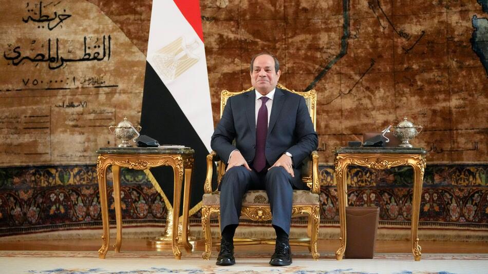 Ägyptischer Präsident Al-Sisi äussert Hoffnung auf Feuerpause