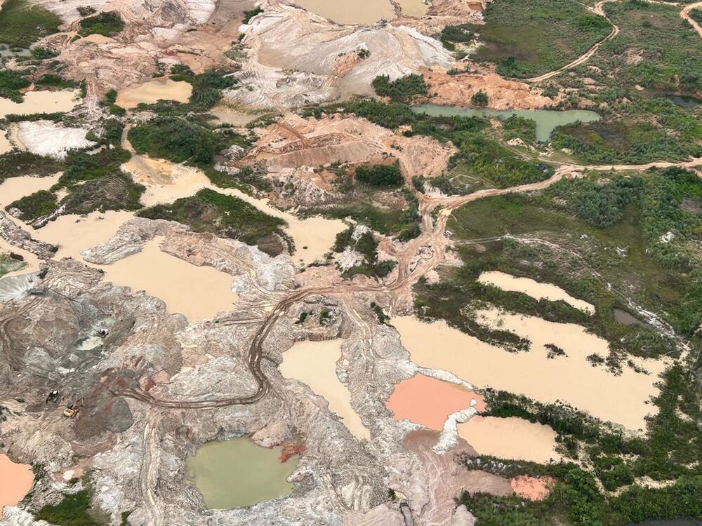 Illegaler Goldabbau im Amazonas