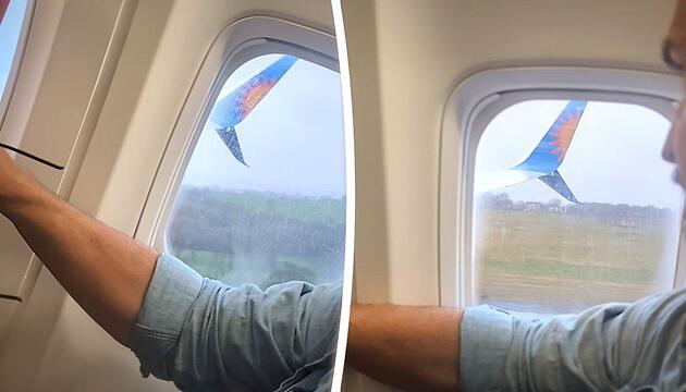 Zu riskant: Pilot bricht Landung in letzter Sekunde ab