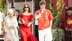 Charles und Alexandra Leclerc beim Grossen Preis von Italien 2026.