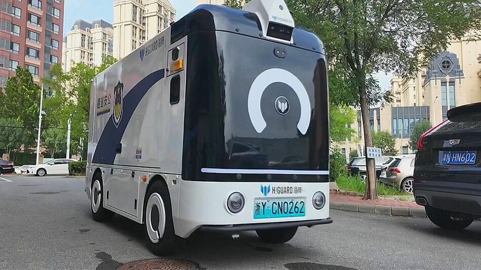 Autonomes Fahren: China setzt erstmals fahrerloses Polizeifahrzeug ein