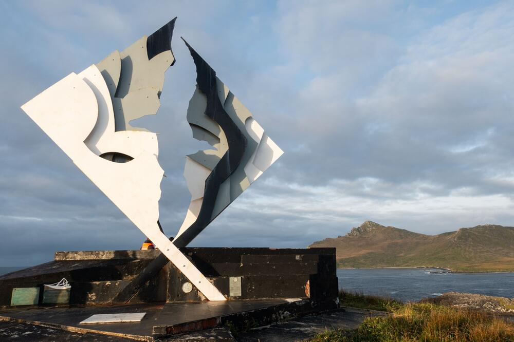 Albatros-Monument auf dem Kap Hoorn