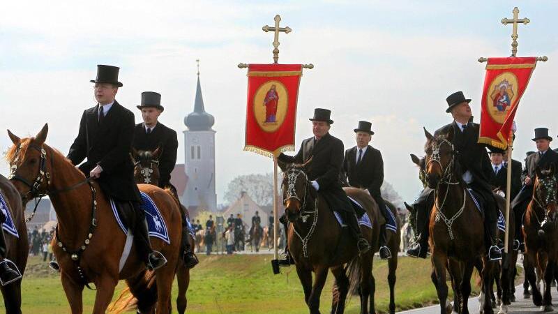 Osterreiter in der Lausitz